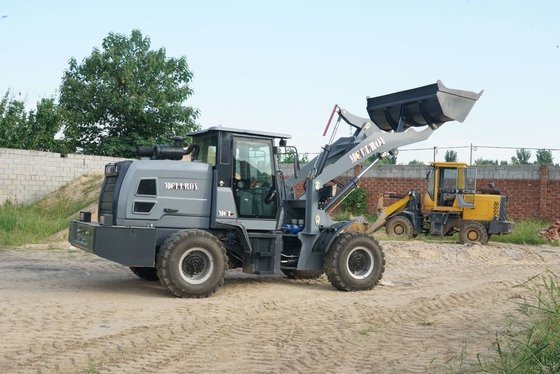 Work Load 800KG 1000KG Compact Wheel Loader Mechanical Joystick Heavy Equipment Front