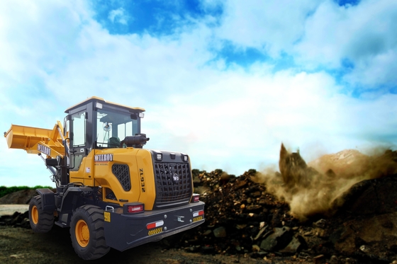 Yunnei Engine Powered Wheel Loader Machine 60kW 1.0m3 Bucket