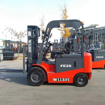 2000kg Loading Electric Powered Forklift 9kw Driven 11kw Oil Pump Motor Power