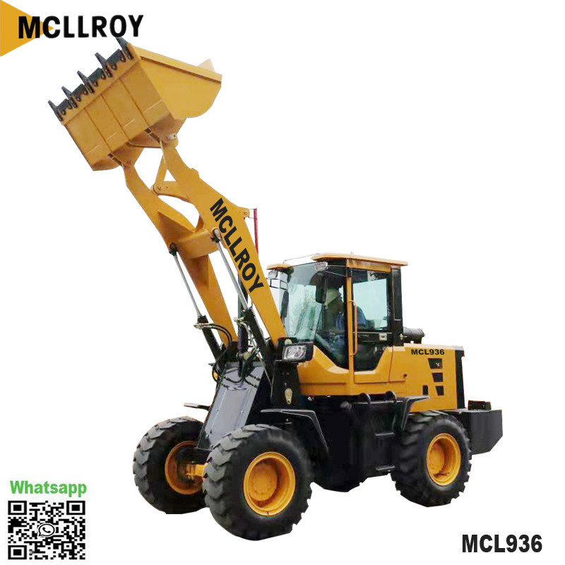 65kW Articulated Small Wheel Loaders For Engineering Construction
