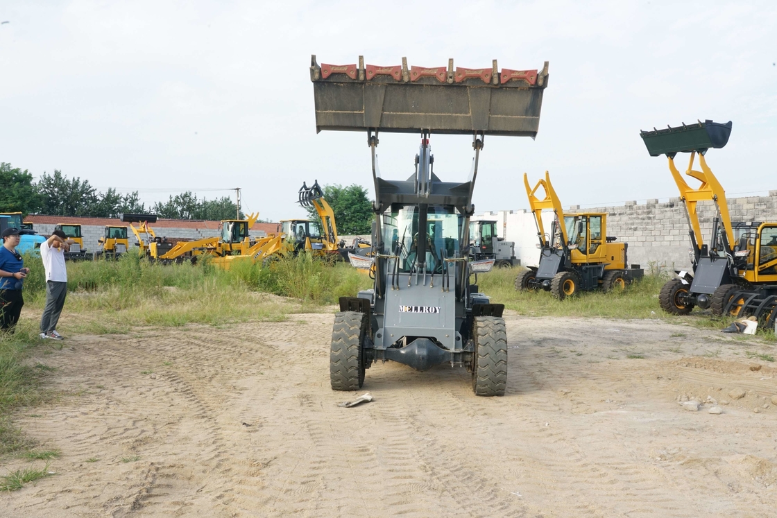 Work Load 800KG 1000KG Compact Wheel Loader Mechanical Joystick Heavy Equipment Front