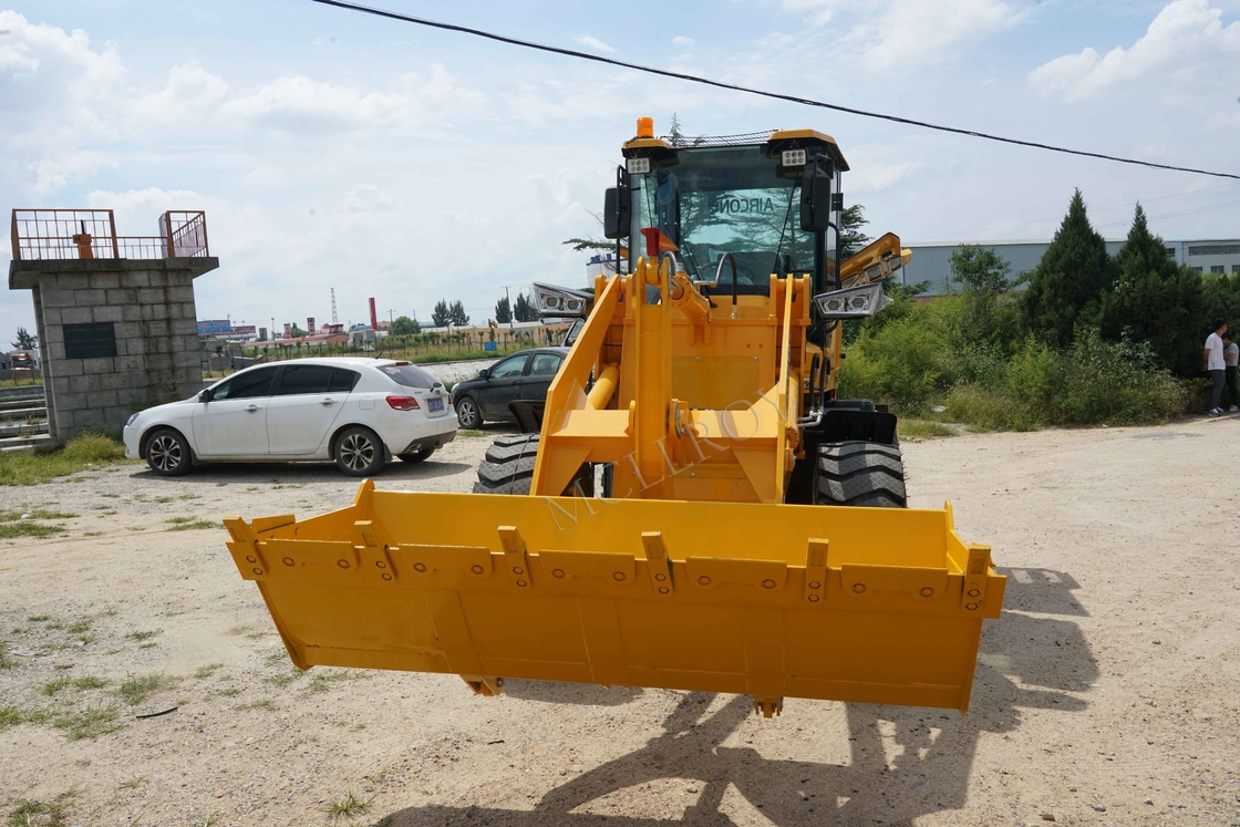 Compact Articulated Small Wheel Loaders Machanical Joystick