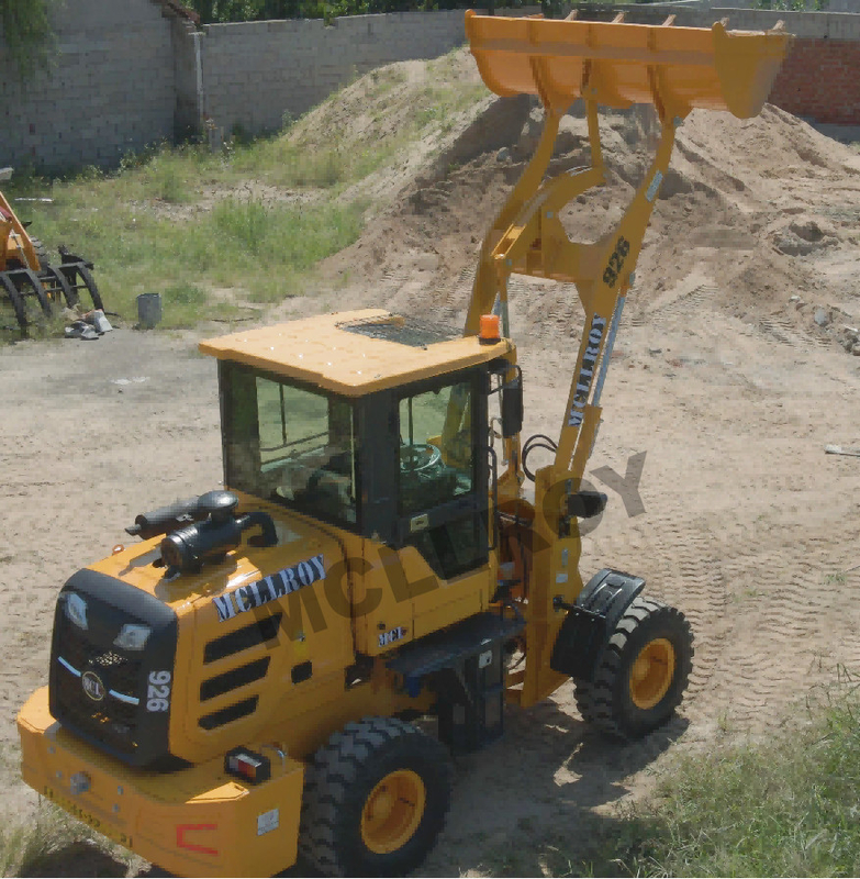 Construction Engineering Wheel Loader Machine Mechanical Transmission 3F+2R 28 km/h