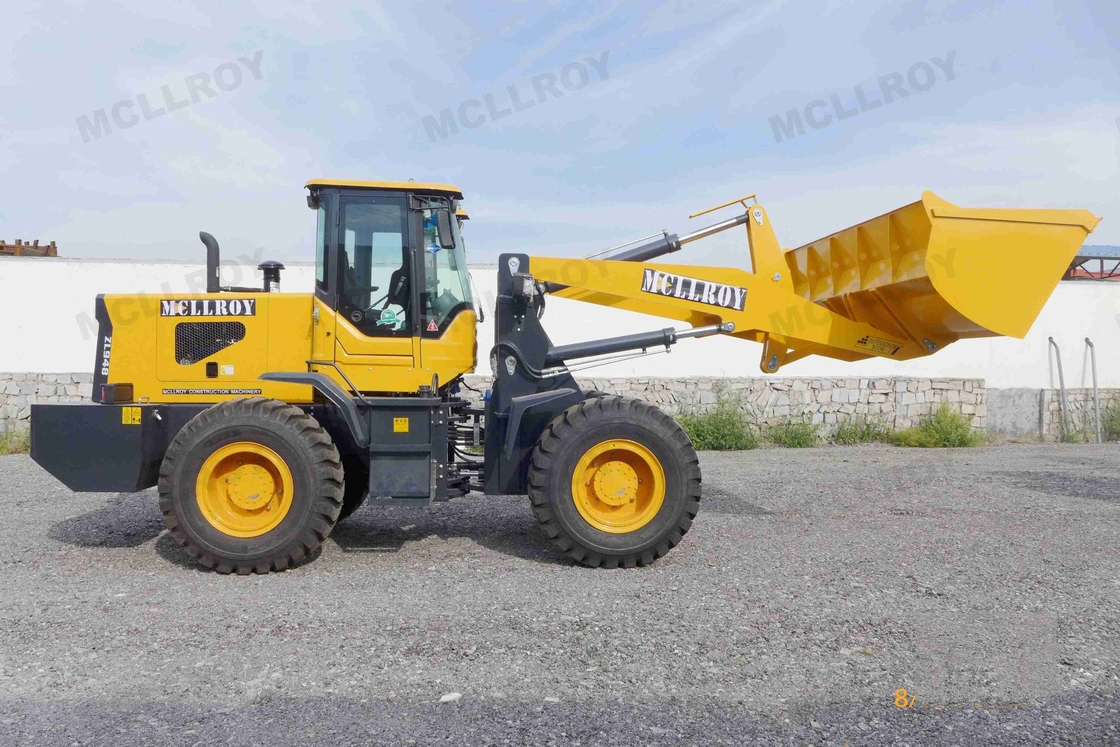 Farm 17.5-25 Tire Small Wheel Loaders , Wheeled Loading Shovels 2800-3000 Kg Rate Load