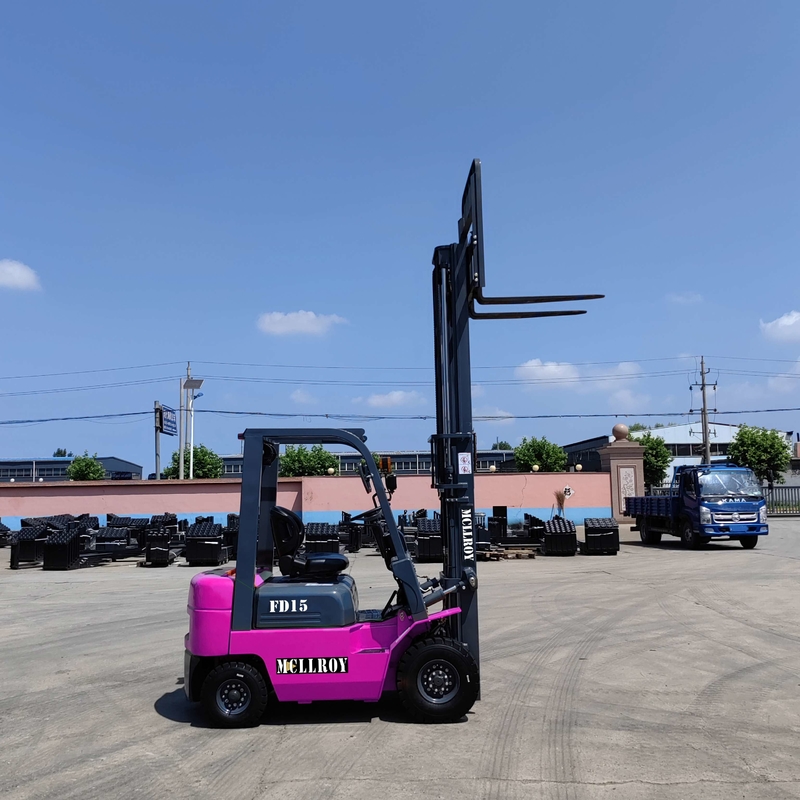 XinChai 485 BPG Diesel Powered Forklift FD15 2 Mast Stage Manual Transimission