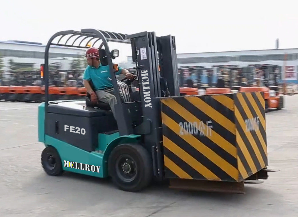 Lead Acid Battery Type Electric Powered Forklift With 11kw Motor Power Up To 5T Load Capacity